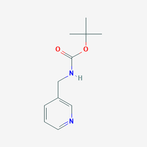 molecular formula C11H16N2O2 B012255 tert-Butyl (pyridin-3-ylmethyl)carbamate CAS No. 102297-41-6