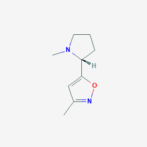 (R)-3-Methyl-5-(1-methylpyrrolidin-2-yl)isoxazole