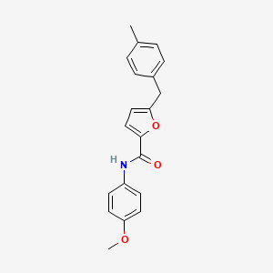 N-(4-methoxyphenyl)-5-[(4-methylphenyl)methyl]-2-furancarboxamide