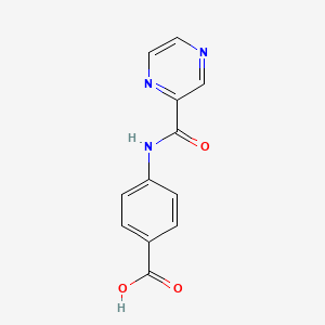 4-(pyrazine-2-carbonylamino)benzoic Acid