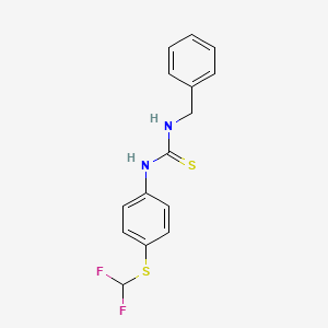 1-[4-(Difluoromethylthio)phenyl]-3-(phenylmethyl)thiourea