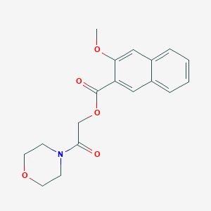 3-Methoxy-2-naphthalenecarboxylic acid [2-(4-morpholinyl)-2-oxoethyl] ester