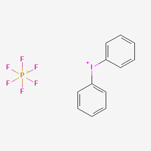 molecular formula C12H10F6IP B1225549 Diphenyliodonium hexafluorophosphate CAS No. 58109-40-3