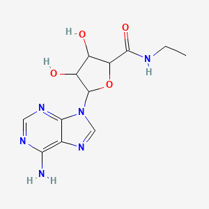 5-(6-aminopurin-9-yl)-N-ethyl-3,4-dihydroxy-2-oxolanecarboxamide