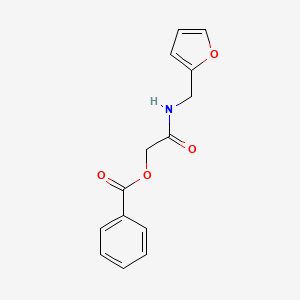 Benzoic acid [2-(2-furanylmethylamino)-2-oxoethyl] ester