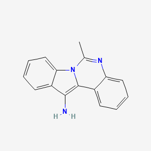molecular formula C16H13N3 B1225601 6-Methyl-indolo[1,2-c]quinazolin-12-ylamine CAS No. 55338-12-0