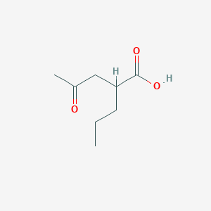 molecular formula C8H14O3 B1225611 4-Oxo-2-propylpentanoic acid CAS No. 688-04-0