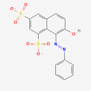 7-hydroxy-8-[(E)-phenyldiazenyl]naphthalene-1,3-disulfonate