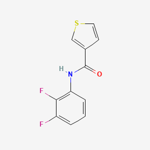 molecular formula C11H7F2NOS B12256389 N-(2,3-difluorophenyl)thiophene-3-carboxamide 