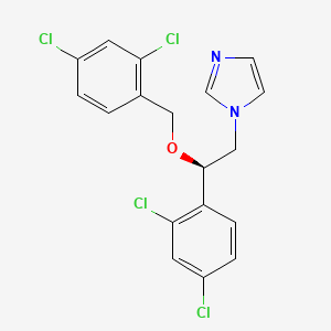 molecular formula C18H14Cl4N2O B1225639 (R)-Miconazole CAS No. 47447-53-0