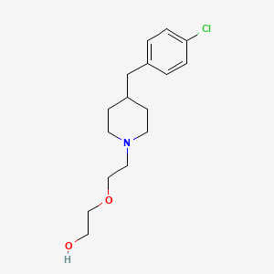 molecular formula C16H24ClNO2 B1225673 Piclobetol CAS No. 25948-00-9