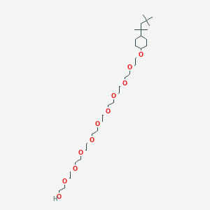 2-[2-[2-[2-[2-[2-[2-[2-[2-[2-[4-(2,4,4-Trimethylpentan-2-yl)cyclohexyl]oxyethoxy]ethoxy]ethoxy]ethoxy]ethoxy]ethoxy]ethoxy]ethoxy]ethoxy]ethanol