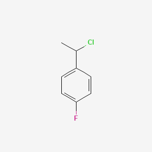 molecular formula C8H8ClF B1225693 1-(1-Chloroethyl)-4-fluorobenzene CAS No. 456-16-6