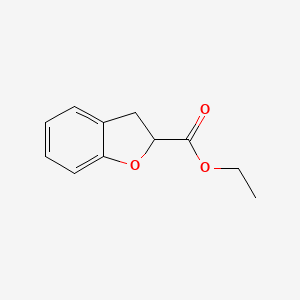 molecular formula C11H12O3 B1225696 Ethyl 2,3-dihydrobenzofuran-2-carboxylate CAS No. 43119-53-5