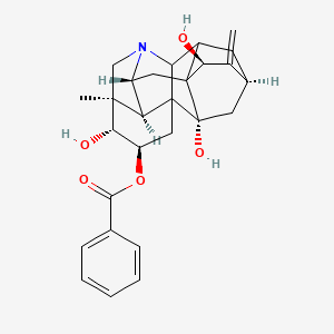 molecular formula C27H31NO5 B1225698 Ignavine 