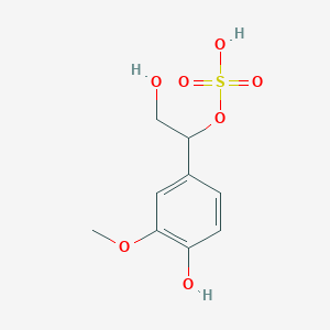 molecular formula C9H12O7S B1225699 3-Methoxy-4-Hydroxyphenylglycol sulfate CAS No. 28700-49-4