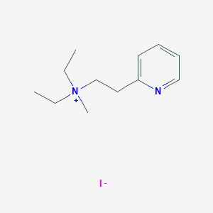 molecular formula C12H21IN2 B1225703 (2-(2-Pyridyl)ethyl)diethylmethylammonium CAS No. 6893-34-1