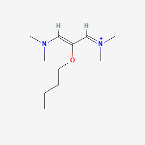 molecular formula C11H23N2O+ B1225718 2-Butoxy-2-propenylidene methanaminium CAS No. 97458-51-0