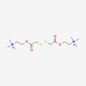 molecular formula C14H30N2O4S2+2 B1225731 Dithiobisacetylcholine CAS No. 27142-51-4