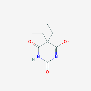 molecular formula C8H11N2O3- B1225748 Medinal 