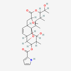 molecular formula C28H37NO8 B1225752 Nargenicin 