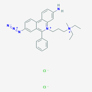 molecular formula C27H32Cl2N6 B1225776 Monoazidopropidium CAS No. 91416-20-5