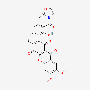 molecular formula C28H19NO9 B1225790 Antibiotic 167A CAS No. 113537-08-9