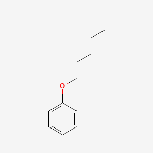 molecular formula C12H16O B1225821 6-Phenoxyhex-1-ene CAS No. 74972-56-8