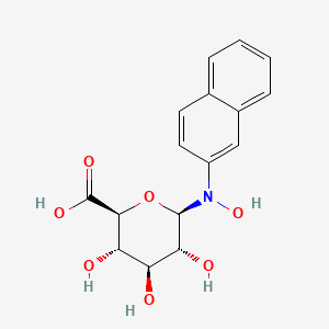 molecular formula C16H17NO7 B1225823 N-Hydroxy-2-naphthylamine-N-glucuronide CAS No. 62317-15-1