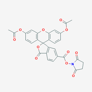 (2,5-Dioxopyrrolidin-1-yl) 3',6'-diacetyloxy-1-oxospiro[2-benzofuran-3,9'-xanthene]-5-carboxylate