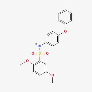 2,5-dimethoxy-N-(4-phenoxyphenyl)benzenesulfonamide