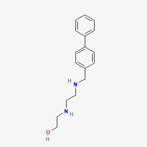 2-[2-[(4-Phenylphenyl)methylamino]ethylamino]ethanol