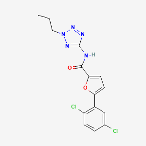 5-(2,5-dichlorophenyl)-N-(2-propyl-5-tetrazolyl)-2-furancarboxamide