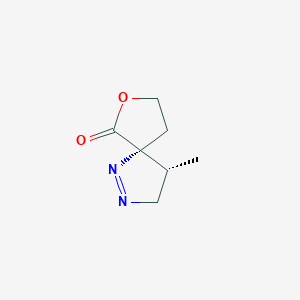 7-Oxa-1,2-diazaspiro[4.4]non-1-en-6-one,4-methyl-,trans-(9CI)