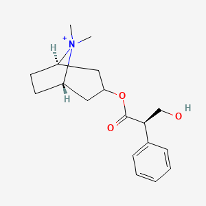 molecular formula C18H26NO3+ B1225892 Methylatropine CAS No. 57-69-2