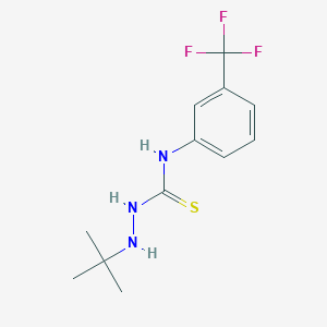 1-(Tert-butylamino)-3-[3-(trifluoromethyl)phenyl]thiourea