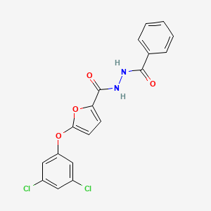 N'-benzoyl-5-(3,5-dichlorophenoxy)-2-furancarbohydrazide