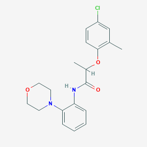 2-(4-chloro-2-methylphenoxy)-N-[2-(4-morpholinyl)phenyl]propanamide
