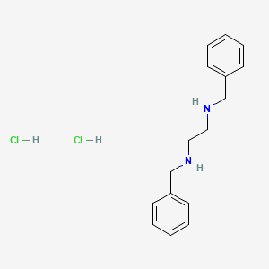 molecular formula C16H21ClN2 B1225928 N,N'-Dibenzylethylenediamine dihydrochloride CAS No. 3412-76-8