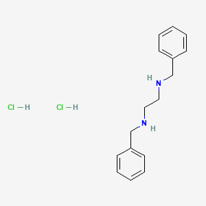 molecular formula C16H22Cl2N2 B1225928 N,N'-dibenzylethane-1,2-diamine Dihydrochloride CAS No. 3412-76-8