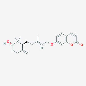 molecular formula C24H30O4 B1225932 Farnesiferol B CAS No. 54990-68-0