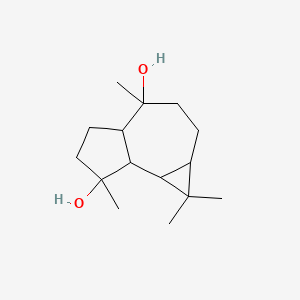 molecular formula C15H26O2 B1225946 Aromadendrane-4,10-diol 