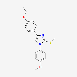 4-(4-Ethoxyphenyl)-1-(4-methoxyphenyl)-2-(methylthio)imidazole