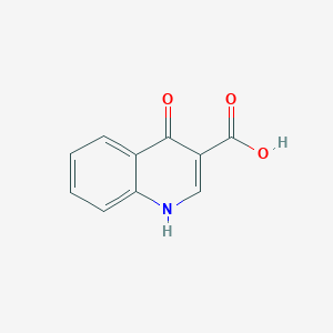 molecular formula C10H7NO3 B122596 4-Oxo-1,4-dihydroquinoline-3-carboxylic acid CAS No. 13721-01-2