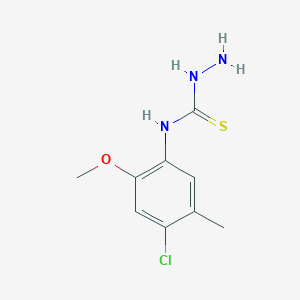 1-Amino-3-(4-chloro-2-methoxy-5-methylphenyl)thiourea