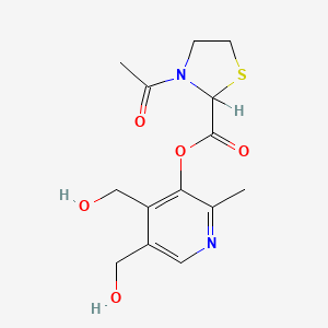Pyridoxine N-acetylthiazolidinecarboxylate