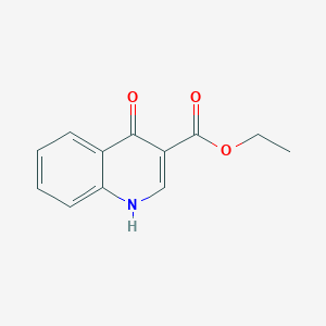 molecular formula C12H11NO3 B122597 Ethyl 4-hydroxyquinoline-3-carboxylate CAS No. 52980-28-6
