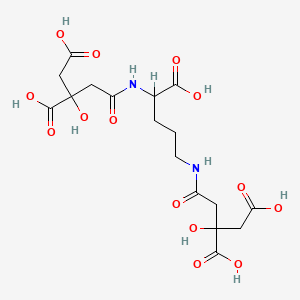 molecular formula C17H24N2O14 B1225971 Staphyloferrin A CAS No. 127902-98-1