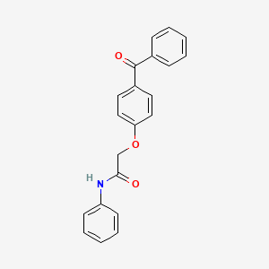 4-Phenylcarbamoylmethoxybenzophenone