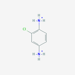 molecular formula C6H9ClN2+2 B1225994 2-氯-1,4-苯二胺 